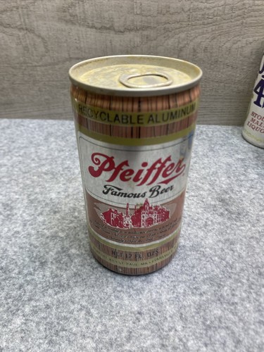 Pfeiffer beer can - beer, vintage